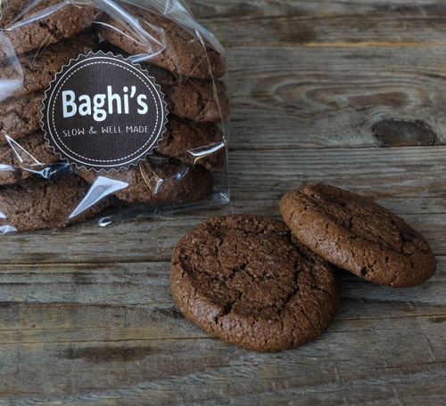 cookies chocolato baghi's sacchetto