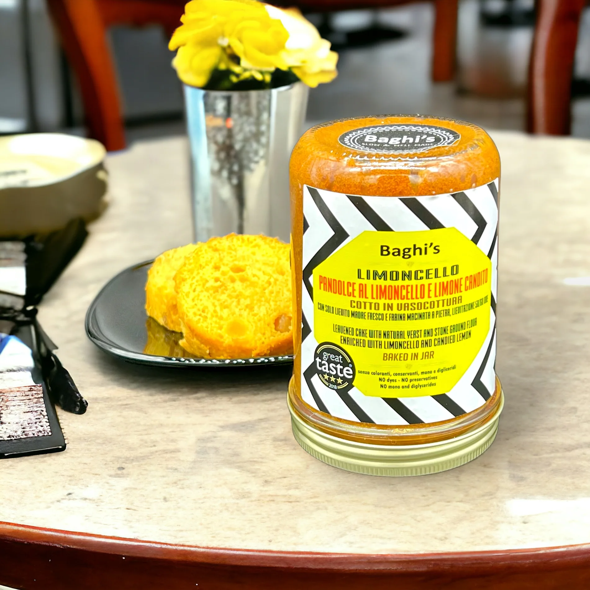 Pandolce al Limoncello Baghi's cotto in vasocottura 260 g