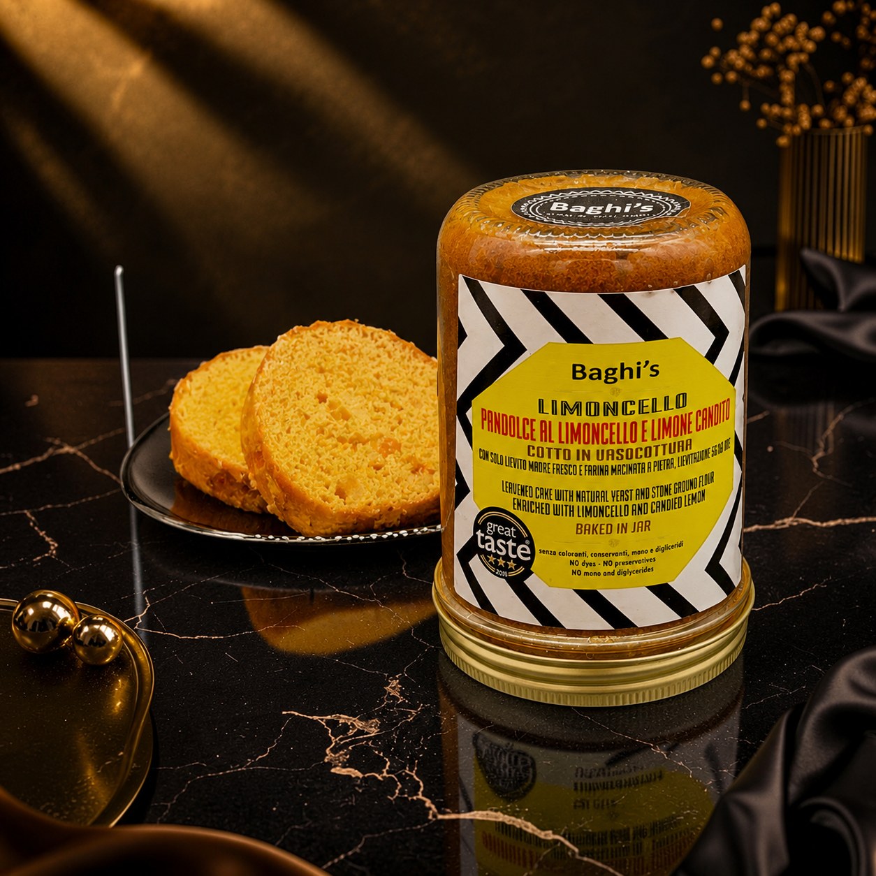 Pandolce artigianale Baghi's in vasocottura